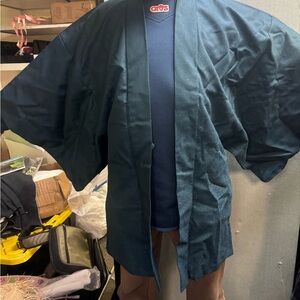 Vintage Japan Haori Jacket *Scenery Print